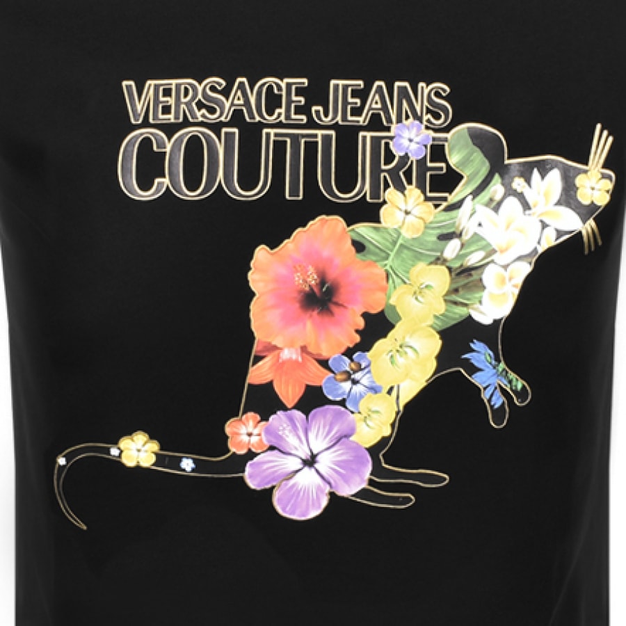 Alternative Image for ProductVersace Jeans Couture Logo T Shirt Black3
